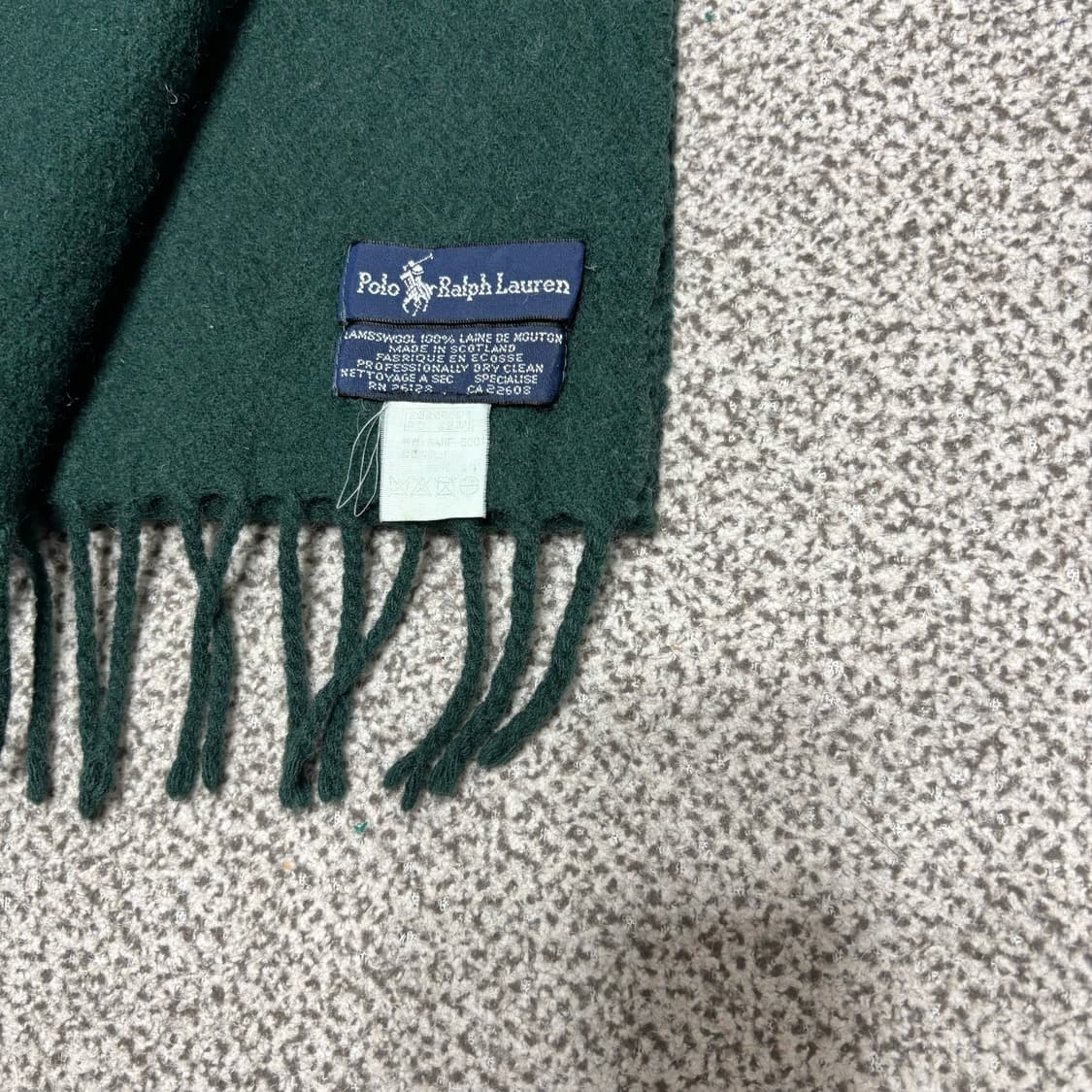 [택포,램스울100] 폴로 랄프로렌 이태리 머플러 목도리 [A] 상품이미지3