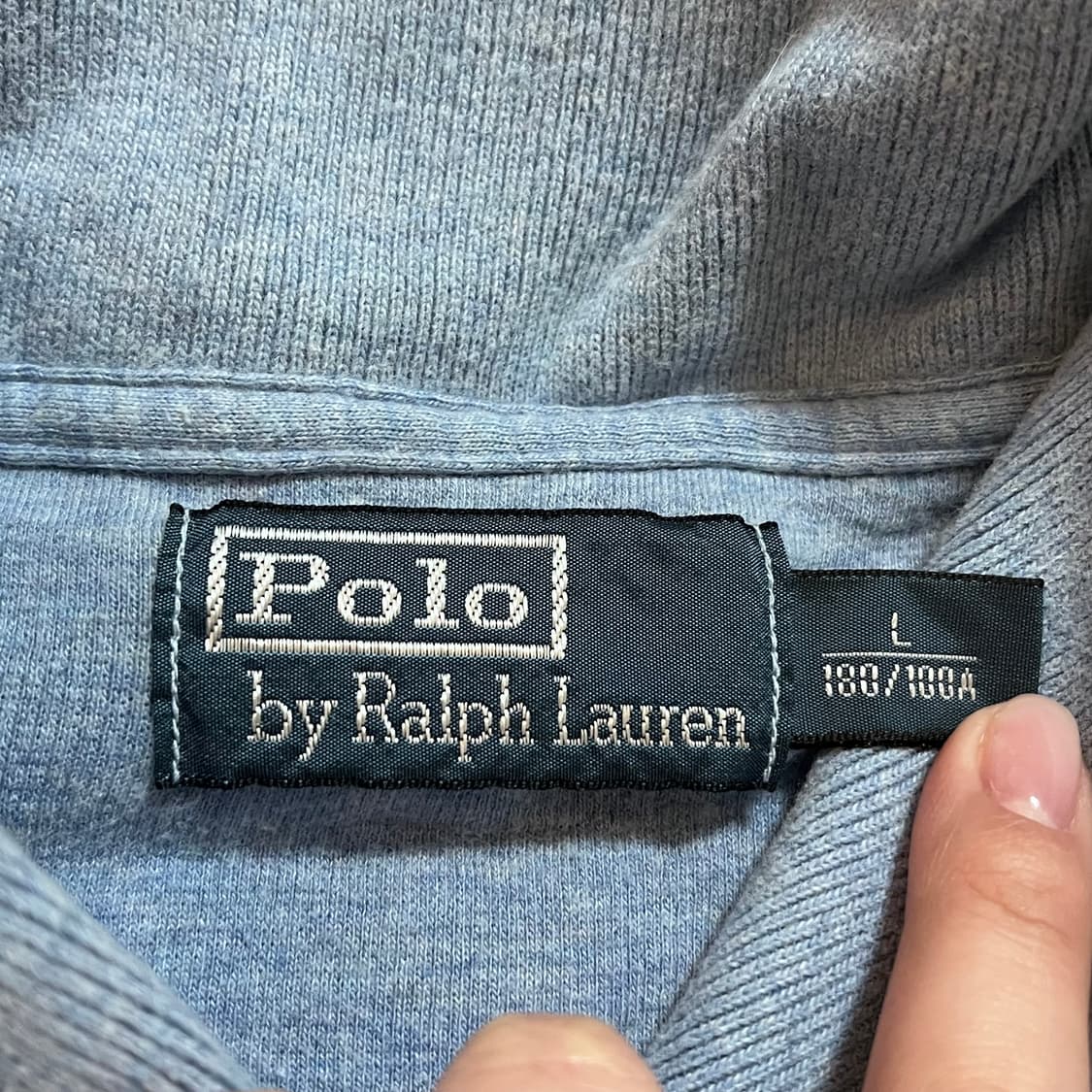 [정품] 폴로 소라 / 옐로우포니 넥숄더 니트 [ L ] 상품이미지4