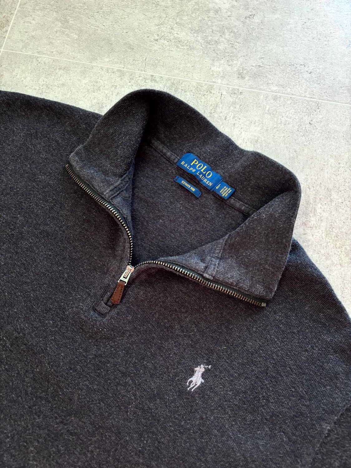 폴로 랄프로렌 1/4 Zip 풀 오버 스웨터 L 상품이미지6