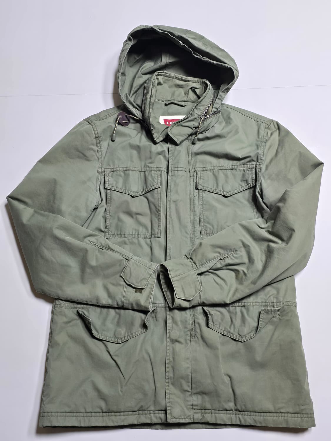 정품 리바이스 패딩후드 야상 M 상품이미지1