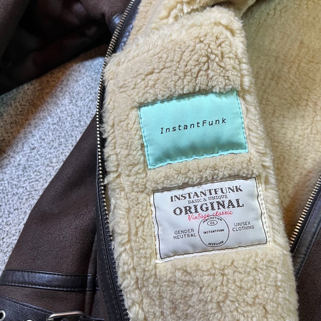 인스턴트 펑크 무스탕 자켓 상품이미지5