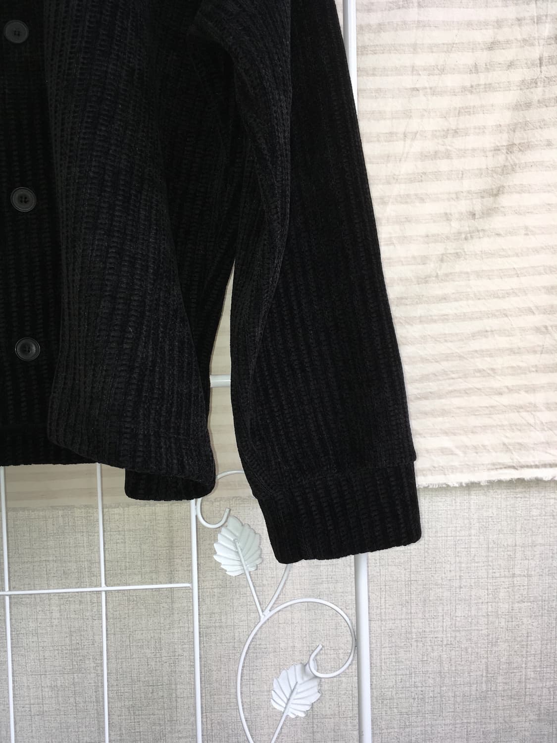 사입 블랙 니트 가디건 y2k 스트릿 갸루 펑키 451  상품이미지4