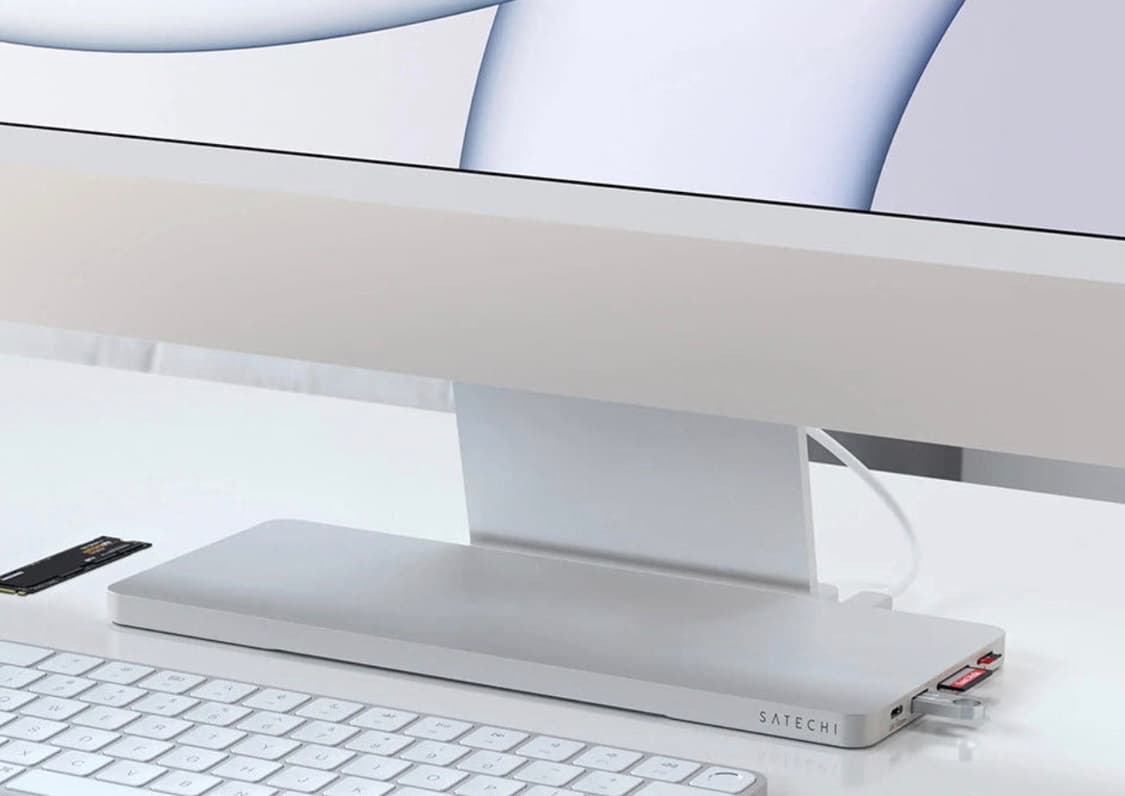 [상태 최상] 사테치 24인치 아이맥용 USB-C 슬림 독 (SSD 확장 상품이미지1