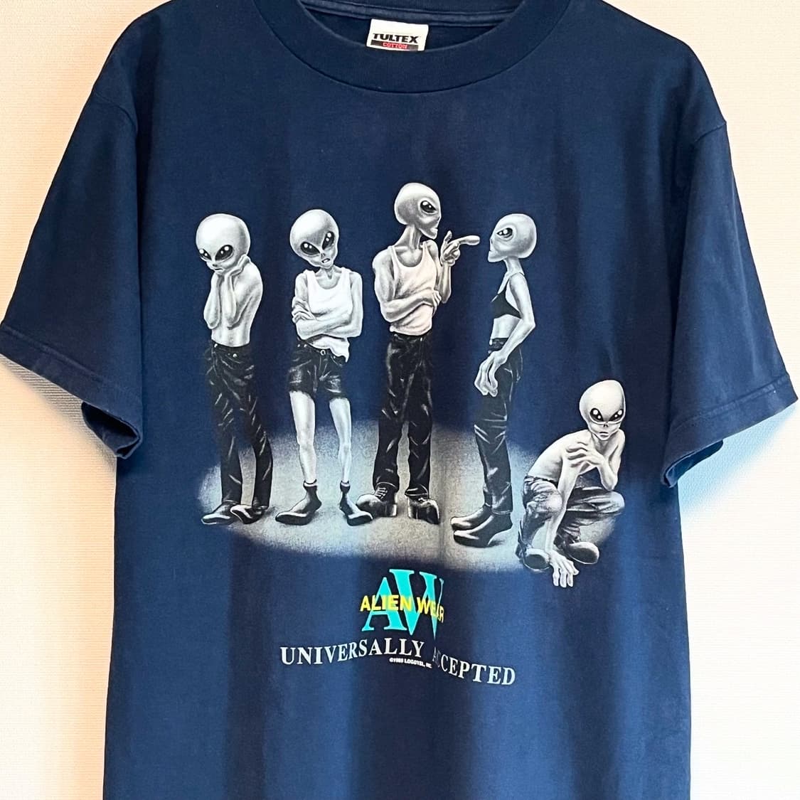 에일리언 외계인 90s USA 빈티지 티셔츠 상품이미지2