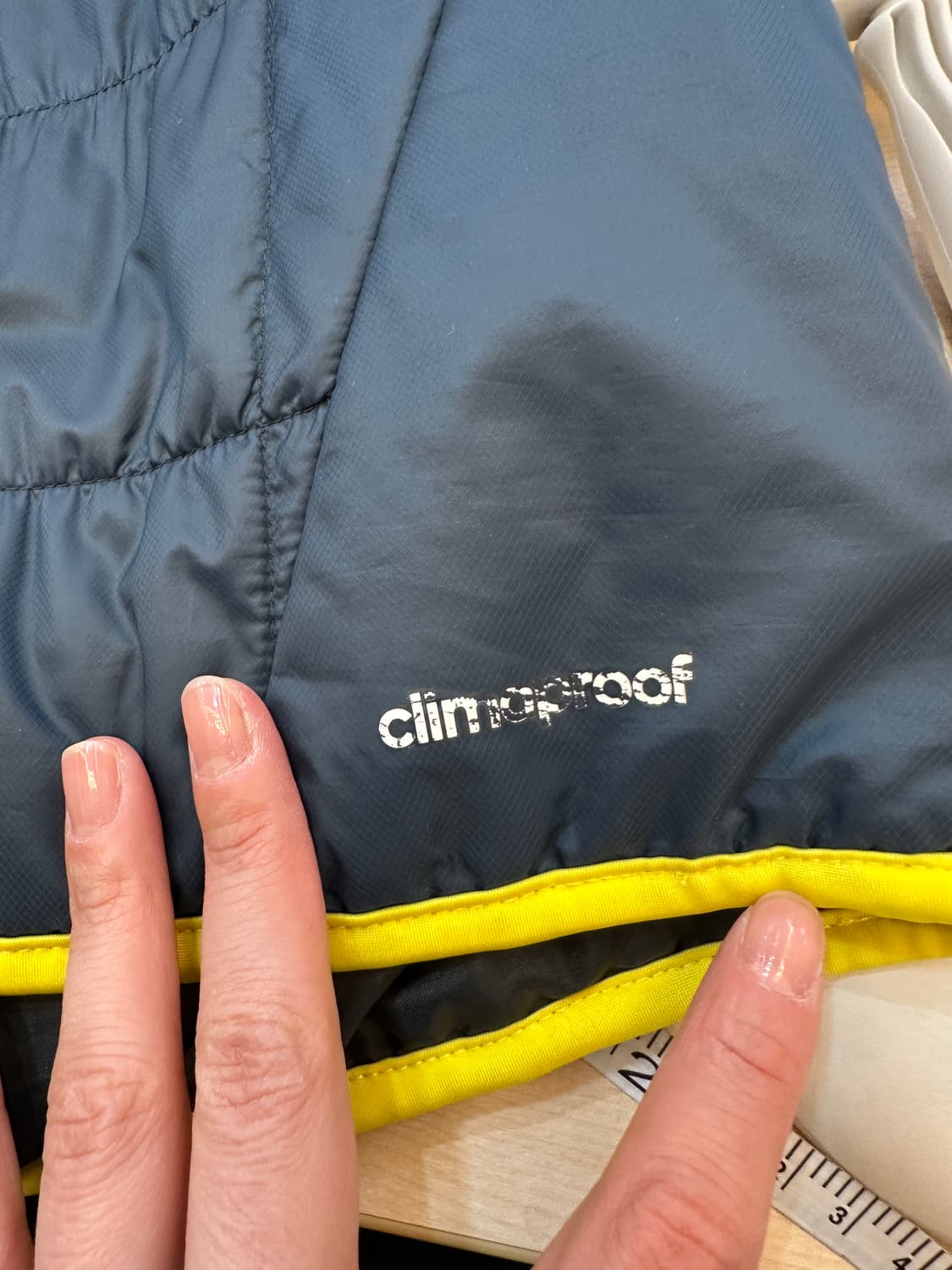 M) 아디다스 재팬 네이비 후드 패딩 조끼 운동복 상품이미지7