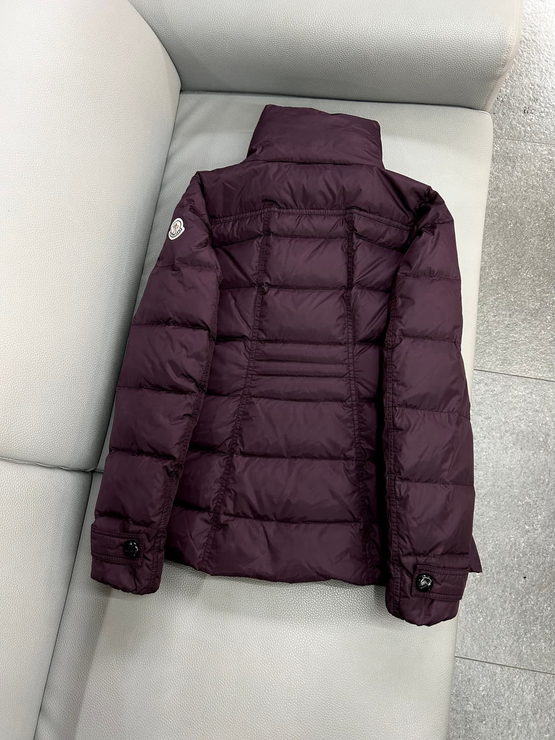 몽클레어 정품 버건디 다운패딩(00/44) 상품이미지6