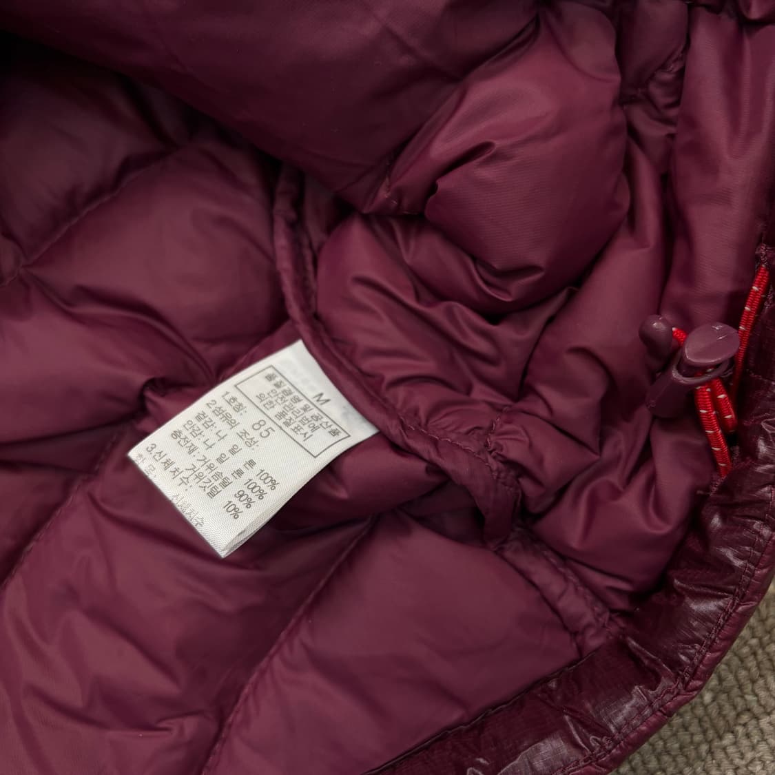 노스페이스 써밋 800 우먼스 경량패딩 m 상품이미지6