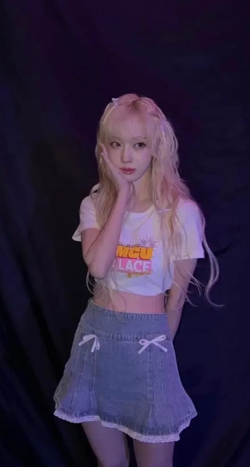 쓰리타임즈 perky 퍼키 데님 스커트 상품이미지2