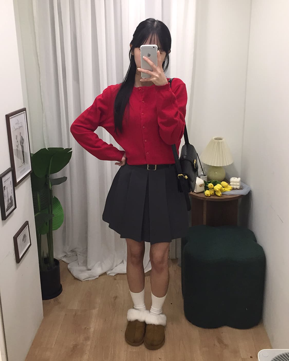 여성 베네통 라운드 가디건 100 상품이미지1