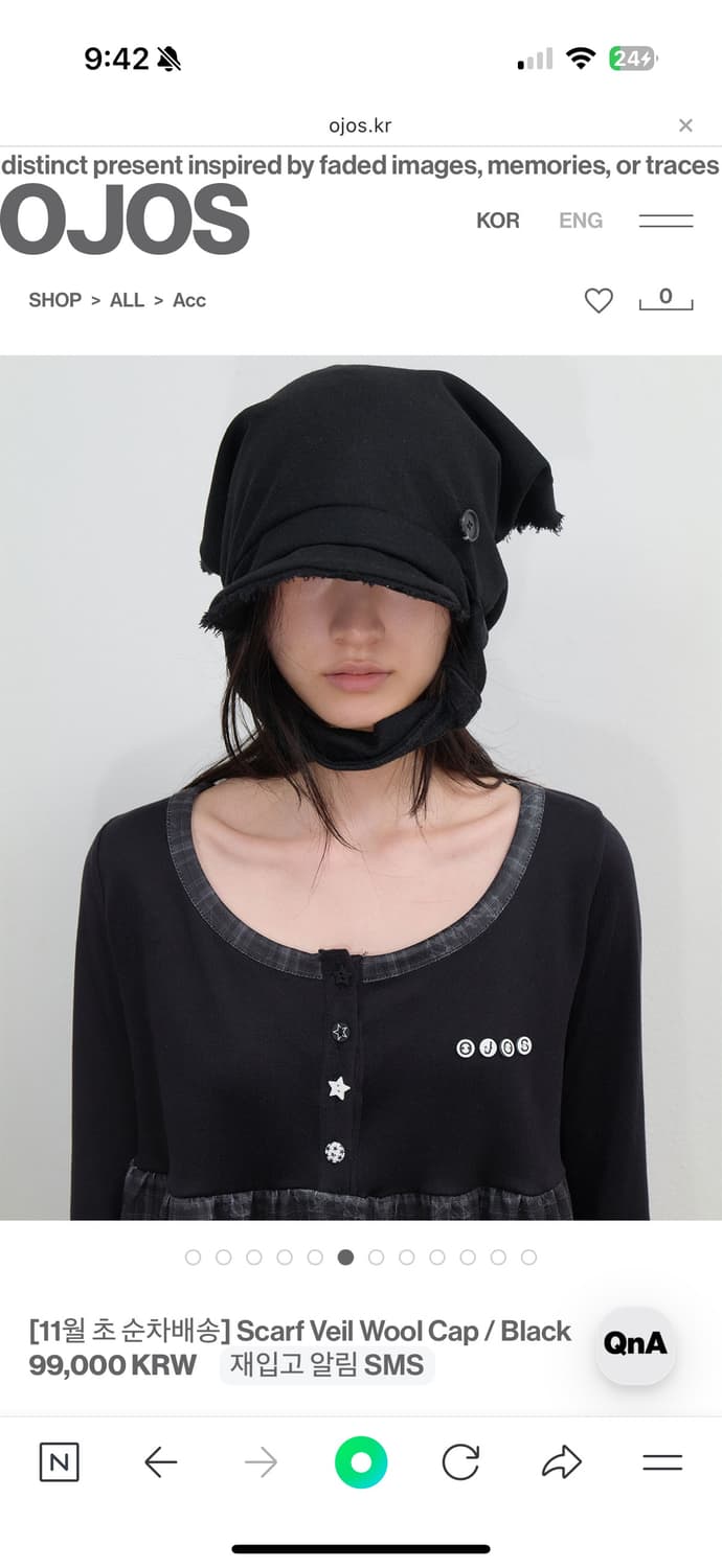 오호스 스카프캡 상품이미지1