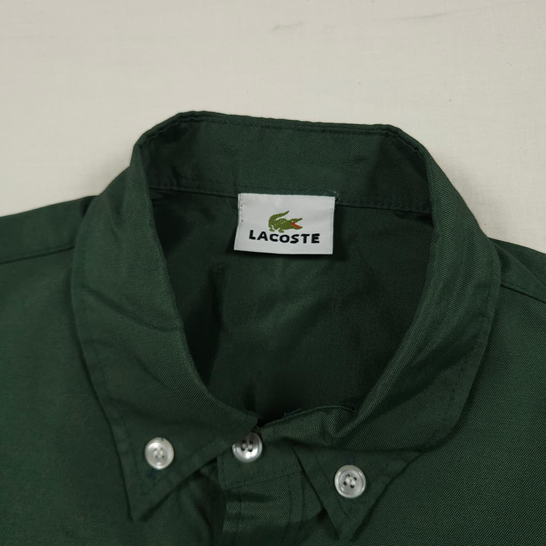 XL(105) 라코스테 시그니처 셔츠 그린 상품이미지3