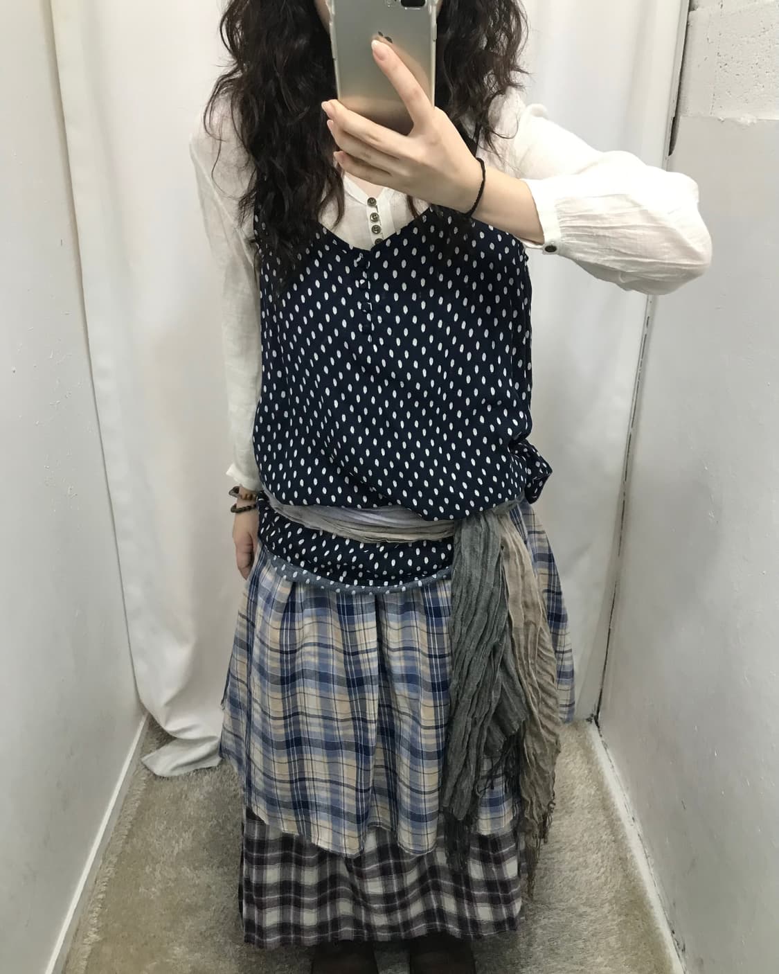 체크 모리 코디 세트 💙 상품이미지3