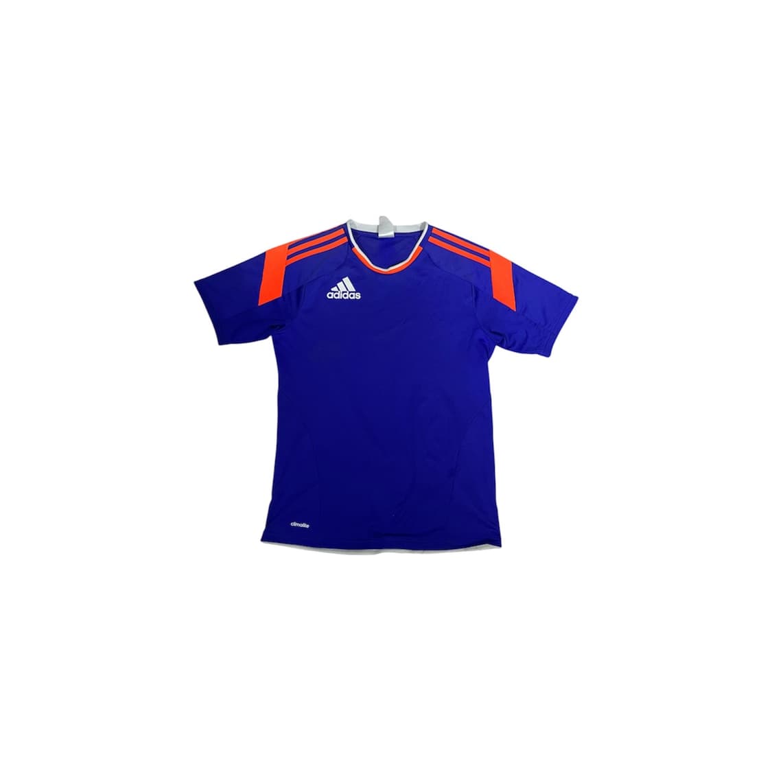 아디다스 블루 삼선 화이트 빅 로고 반팔티 상품이미지5