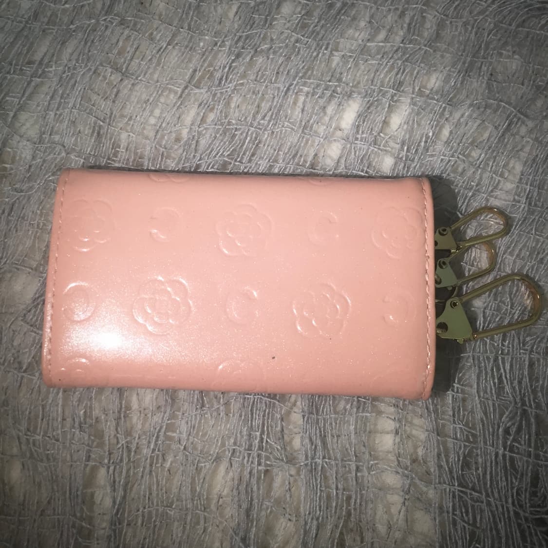 CLATHAS pink rose keyring card wallet 상품이미지4