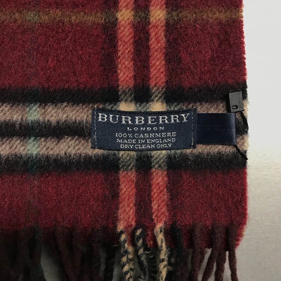 버버리 정품 캐시미어 머플러 레드 상품이미지4