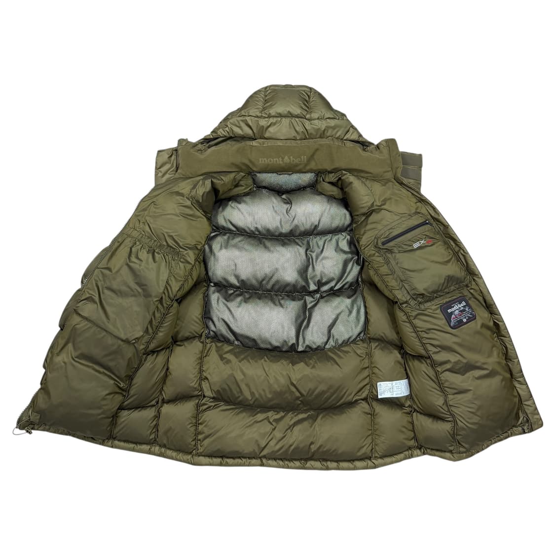몽벨 빈티지 윈드스토퍼 나일론 패딩 아미브라운 2XL 110 상품이미지3