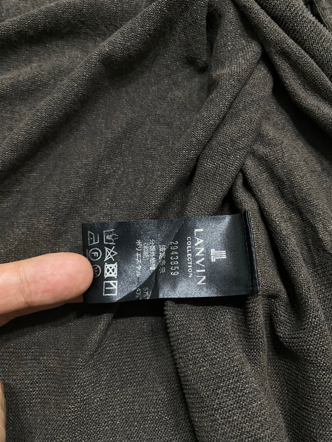 [LANVIN] Minimal Grey Long Cardigan 상품이미지9