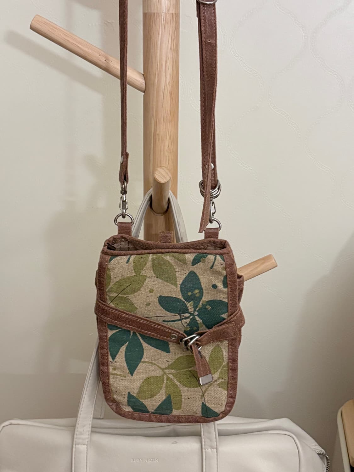 나뭇잎 그런지페어리 모리걸 크로스백 가방 상품이미지1