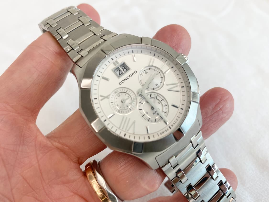 콩코드 스틸 크로노 42mm 사라토가 쿼츠 남성용 상품이미지3