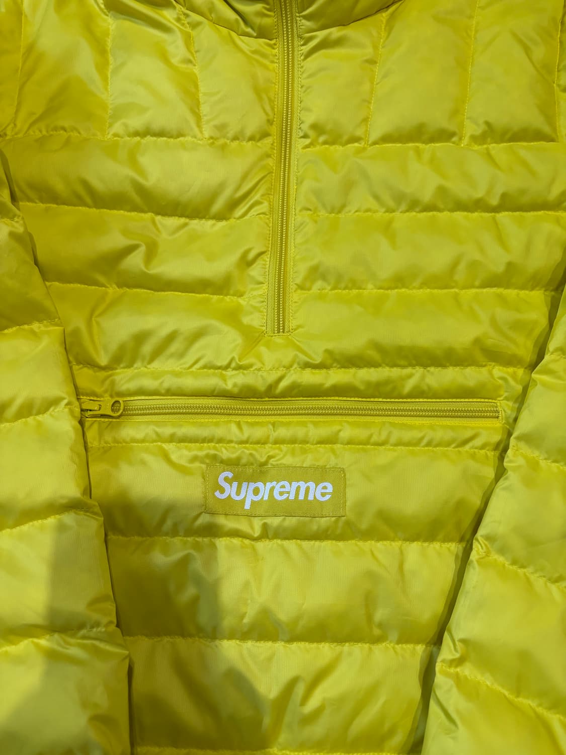 슈프림 마이크로 다운 하프 집 후드 풀오버 에시드 - 20FW 상품이미지2