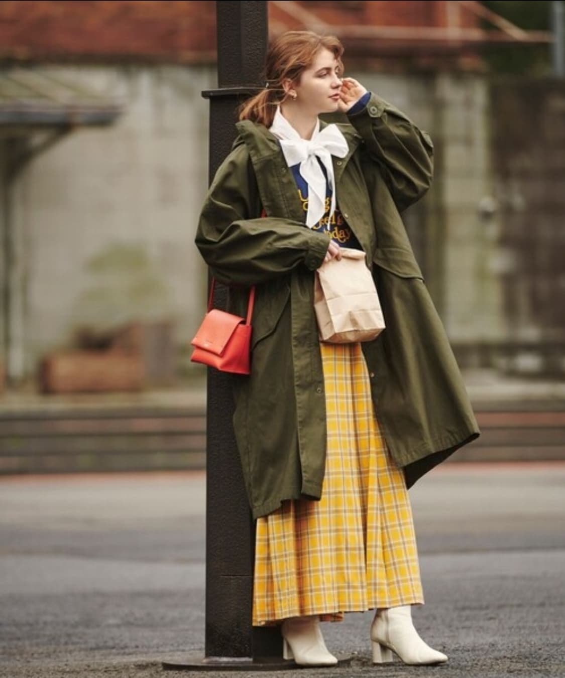 프릭스토어 밀리터리 롱 후드 코트 상품이미지1