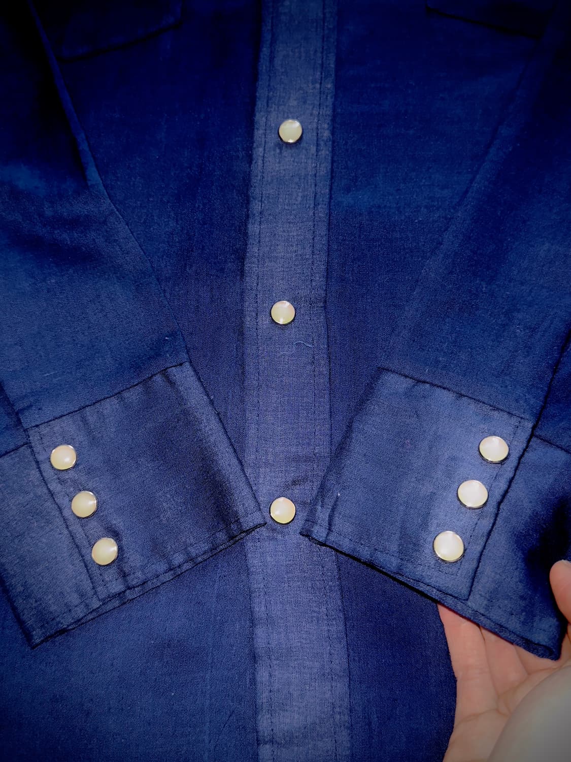 70s Rappers Stars stitch Western shirt 상품이미지8