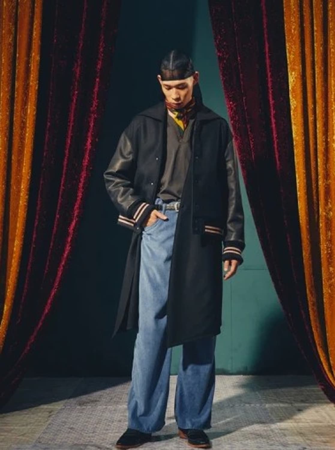 Sasquatchfabirx WA-NECK STADIUM JACKET 상품이미지2