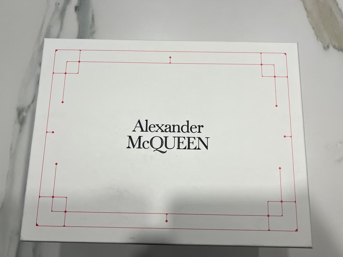 39.5) 알렉산더맥퀸 블랙 풀 슬라이드 샌들 상품이미지2