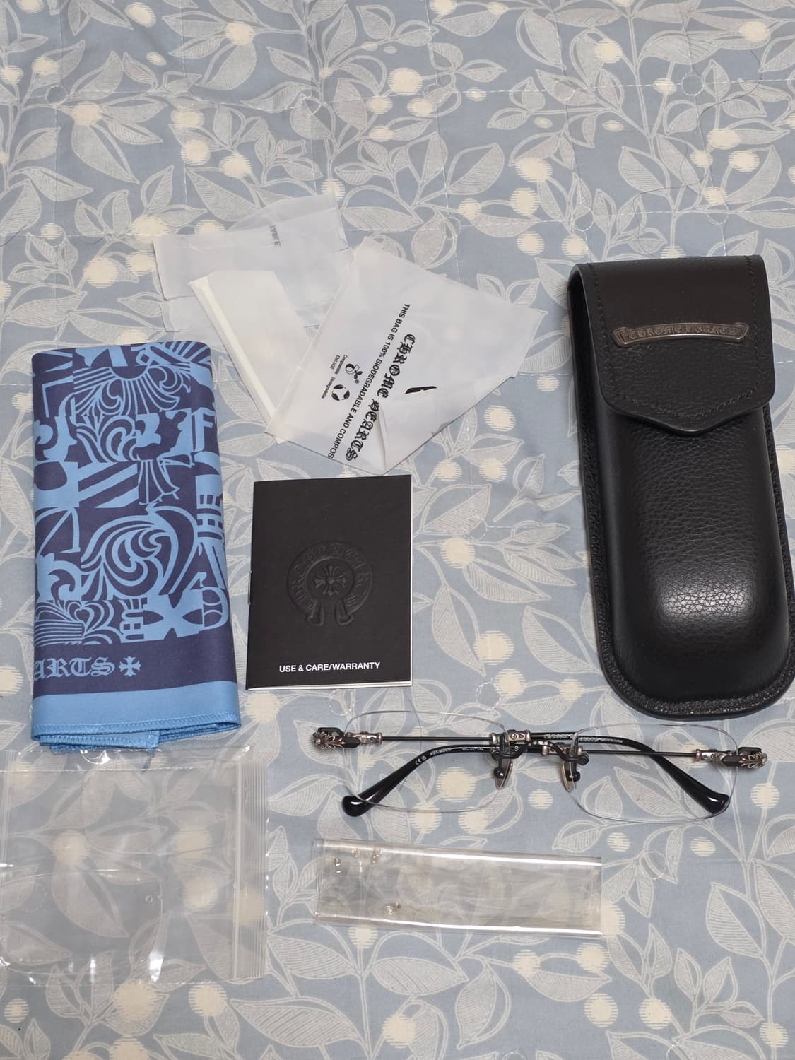 크롬하츠 필스3 매트블랙 MBK 무테 안경 상품이미지2