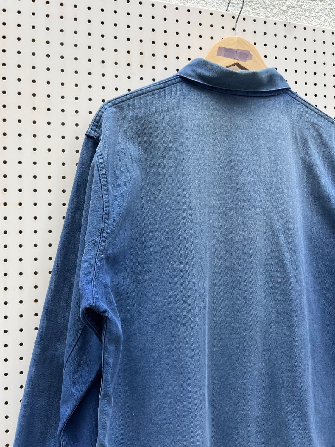 OLD VINTAGE HARD FADED HBT 프렌치헤링본워크자켓 상품이미지8
