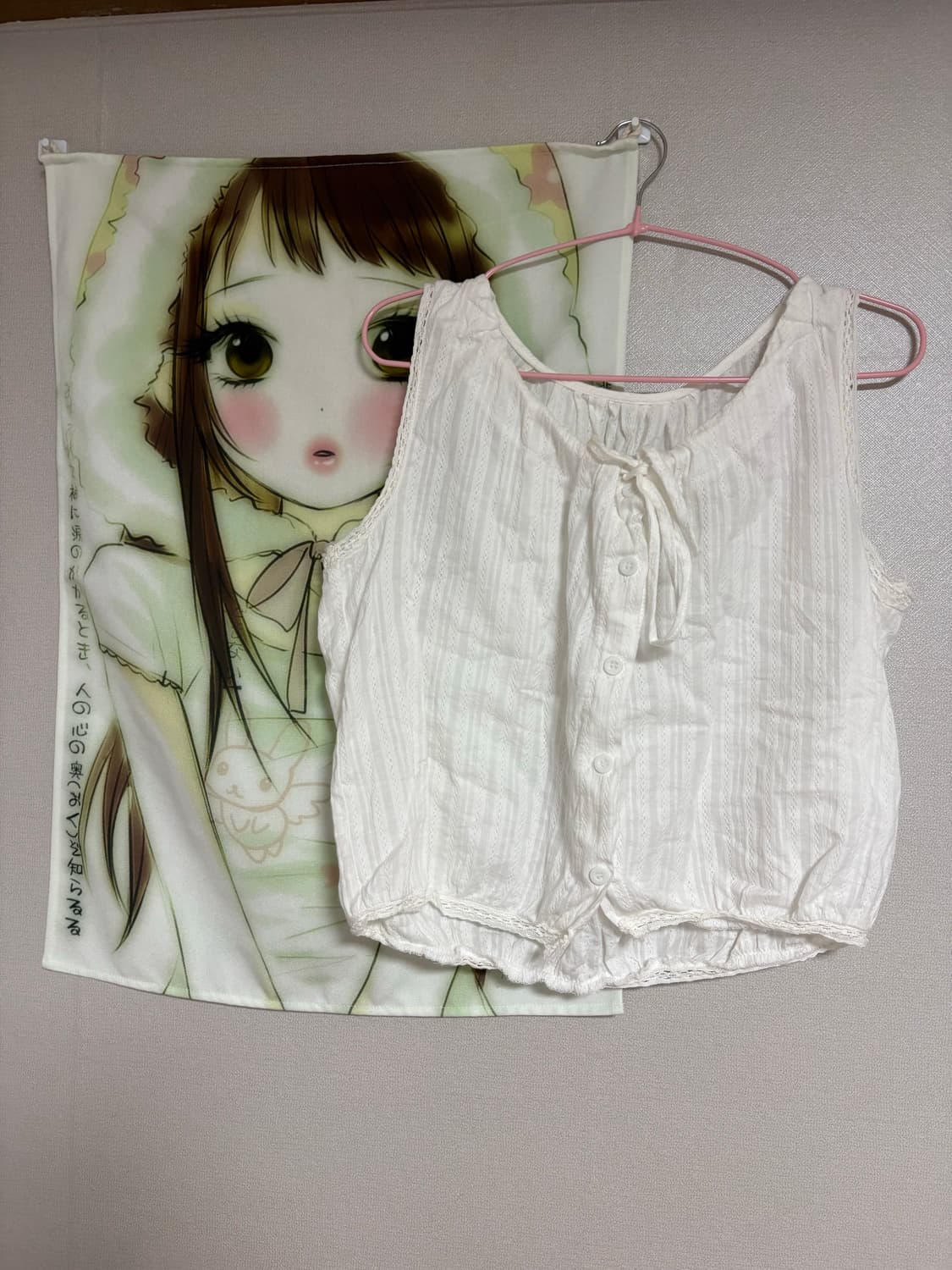 빈티지 레이스 모리 민소매 블라우스 상품이미지1