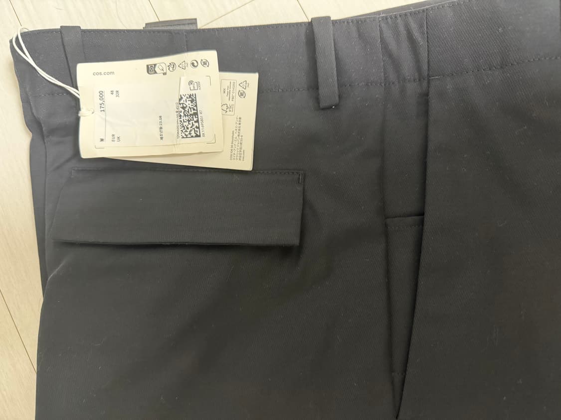 COS 와이드레그 카고트라우저 블랙 48사이즈 상품이미지2