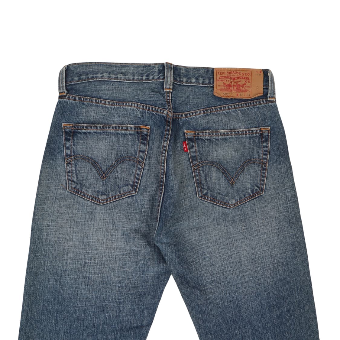리바이스 501 스트레이트 레그 버튼플라이 진 데님팬츠 상품이미지2