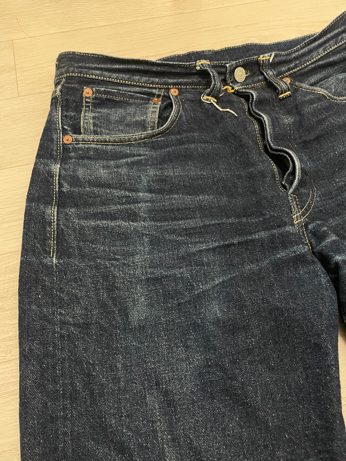 웨어하우스 DSB 1001xx 1947 30x32 사이즈 8개월 페이딩 상품이미지3