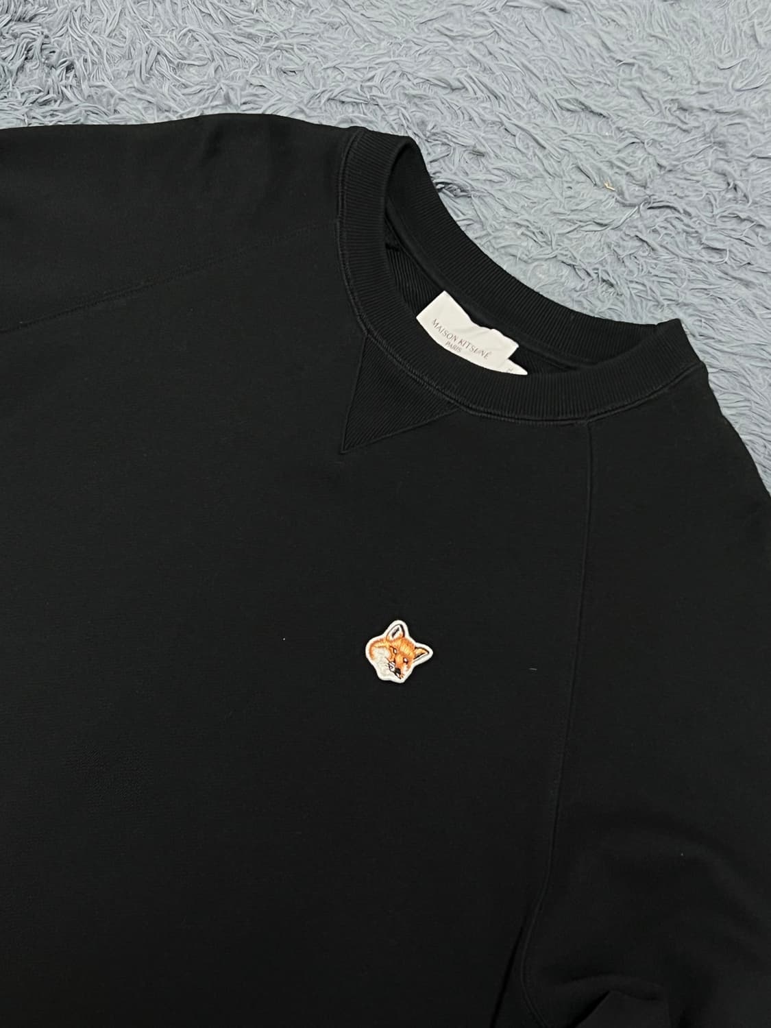 메종키츠네 폭스로고 블랙 맨투맨 XL 상품이미지2