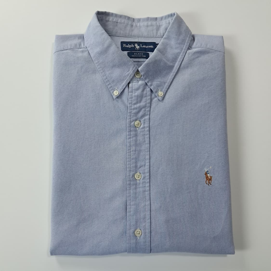 CK838 2XL 폴로 90s 블레이크핏 클래식 블루 반팔 셔츠 남방 상품이미지7