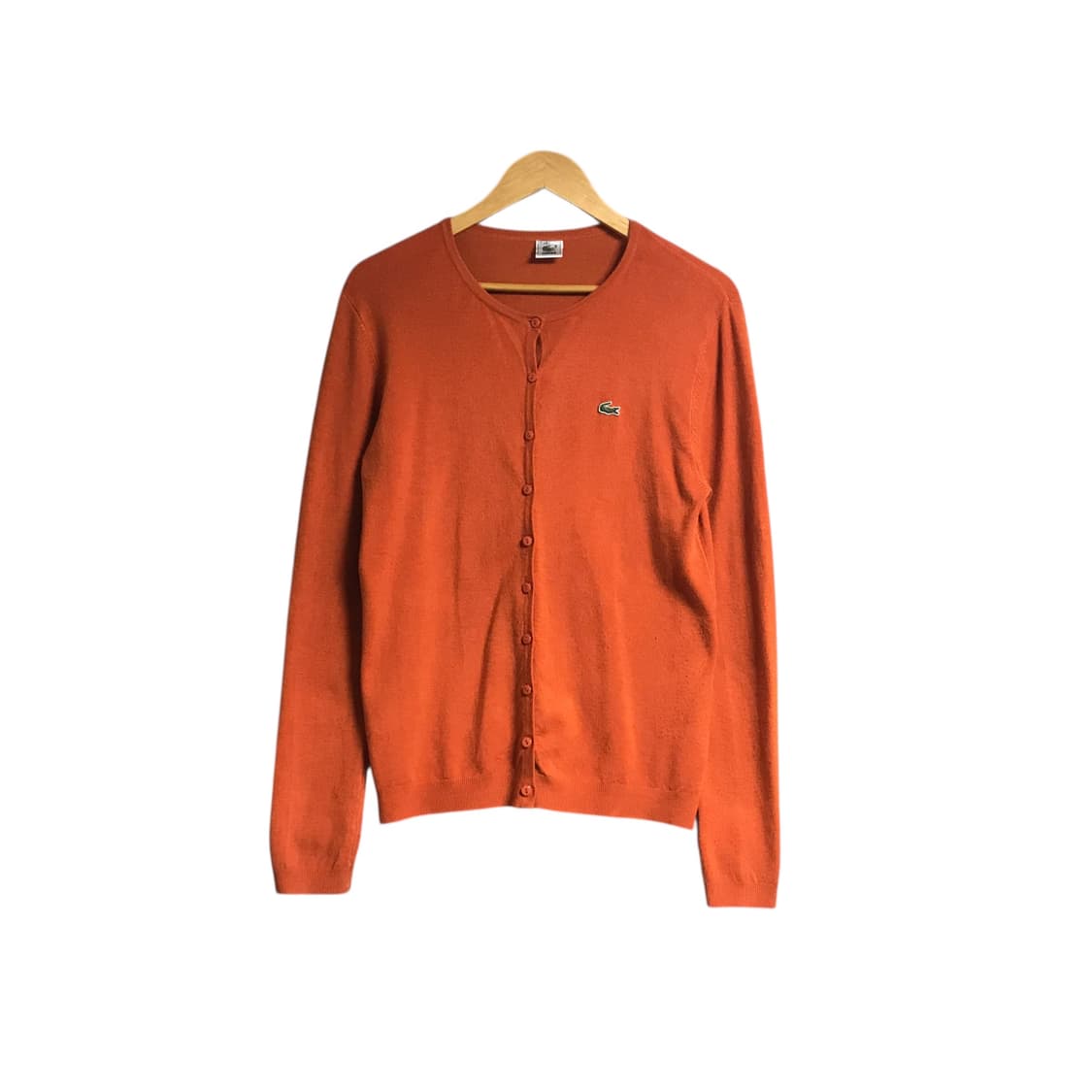 라코스테 주황 여성 니트 가디건 상품이미지2