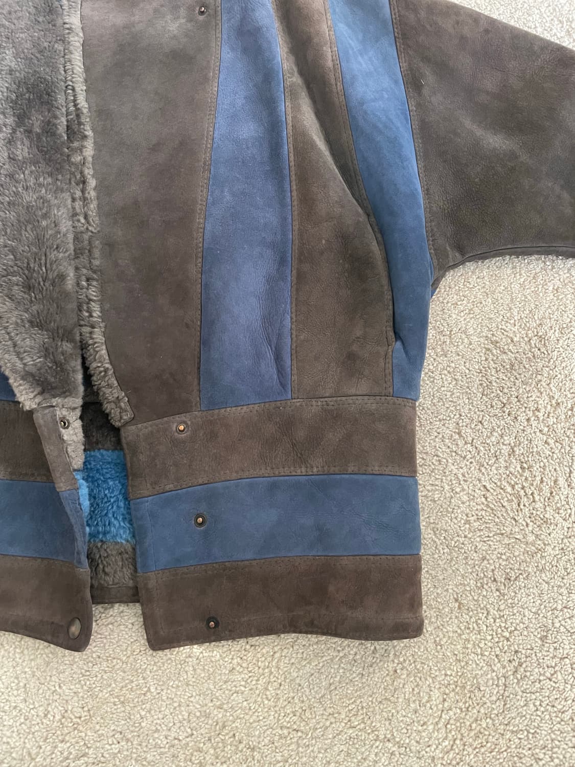 vintage France shearling mouton coat 상품이미지5