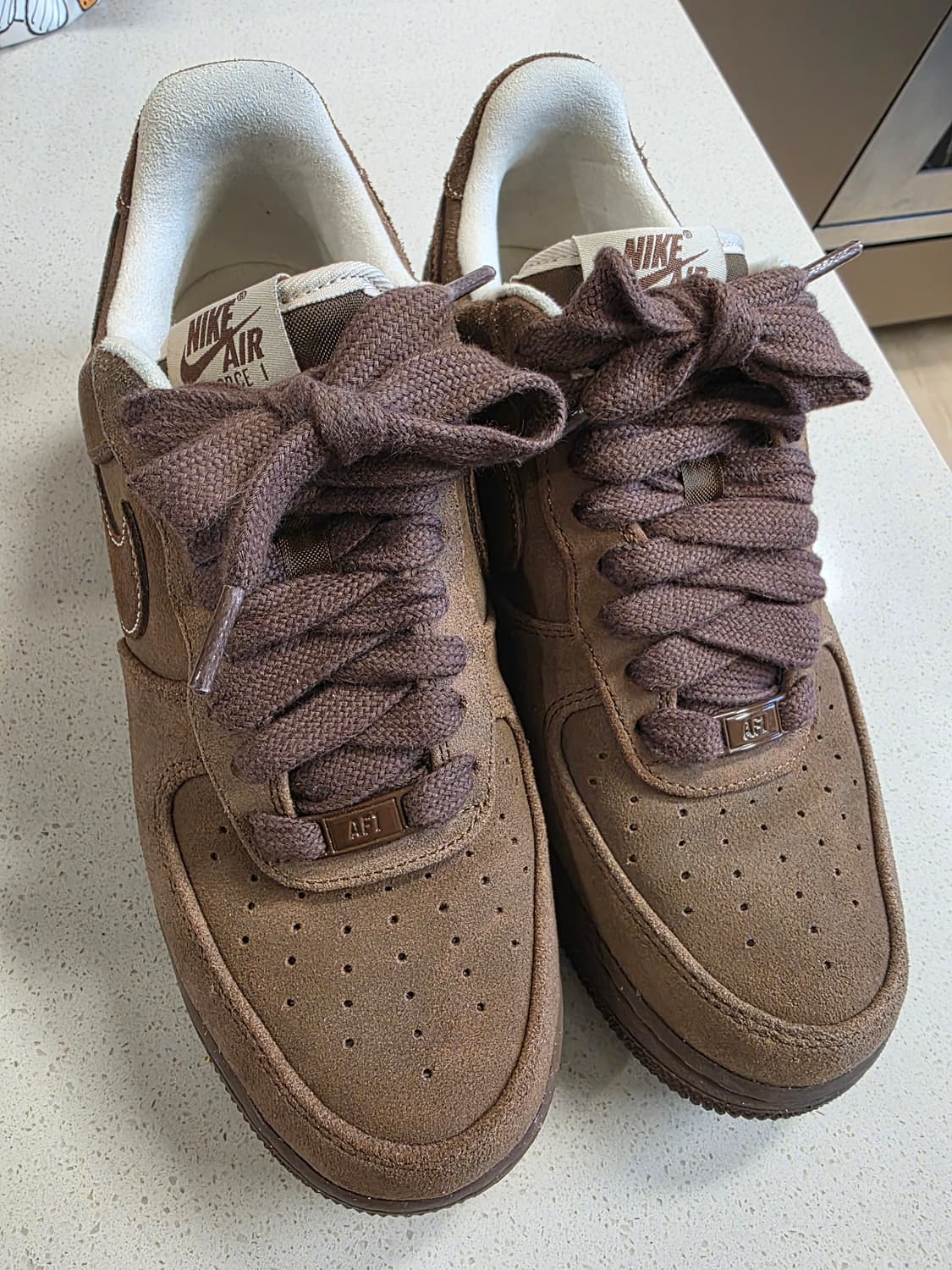 에어포스1 07 W 카카오와우 275사이즈 팔아요 상품이미지1