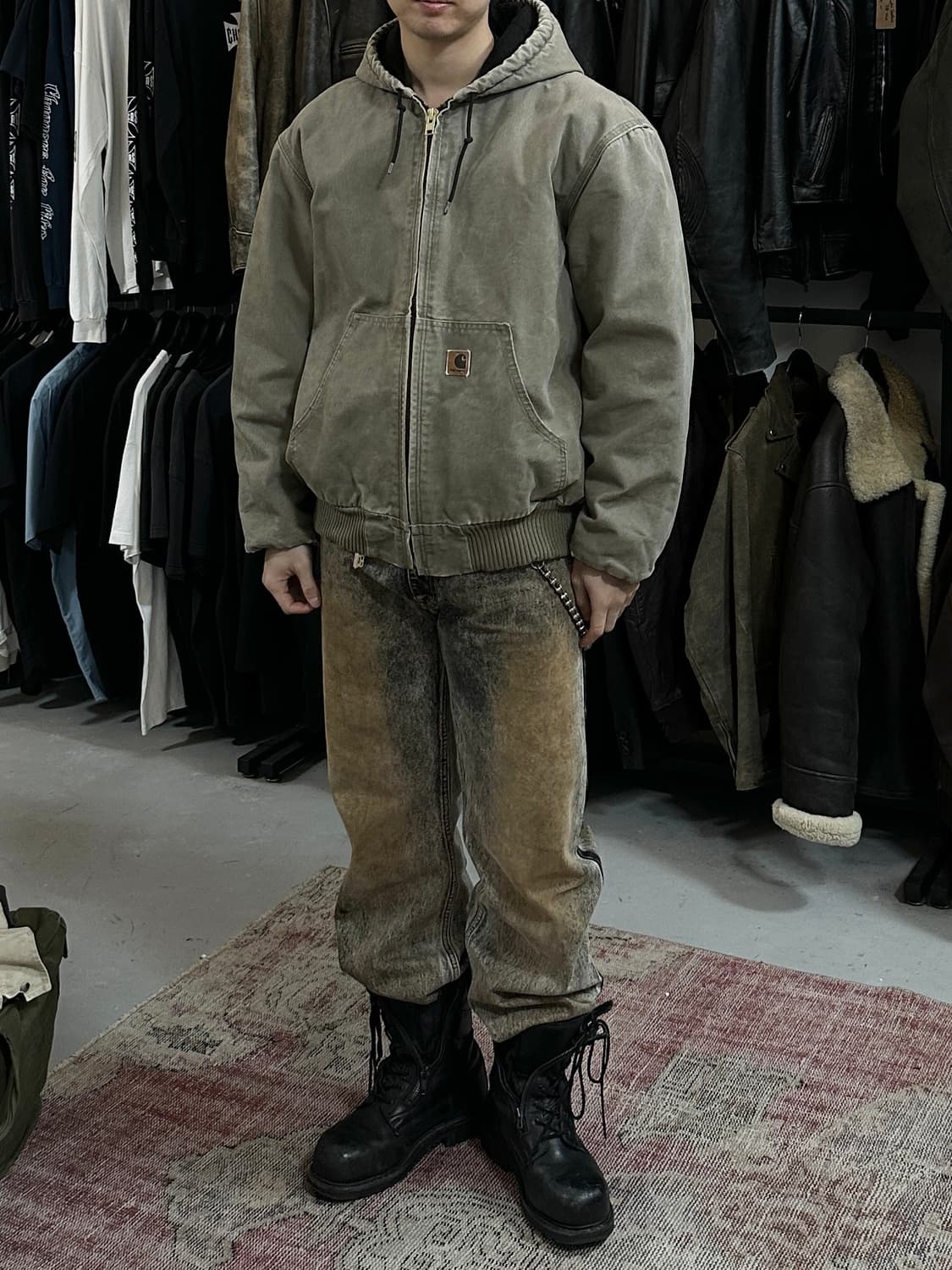 00's OG 칼하트 J130 액티브 자켓 칼하트 DES 상품이미지2