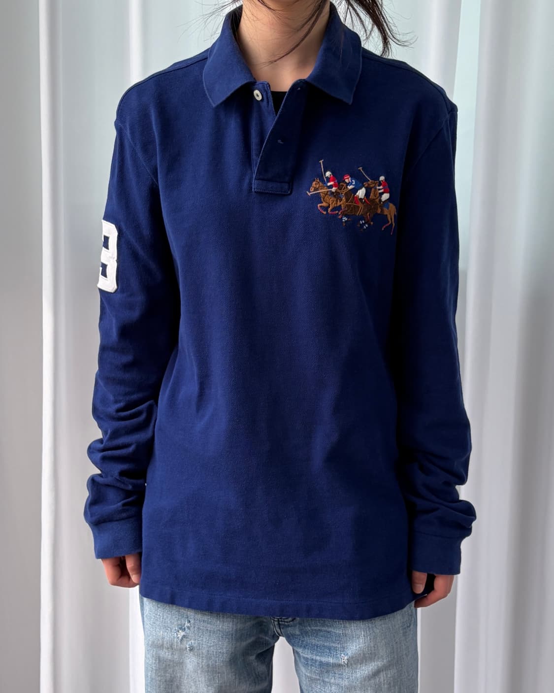 [M]폴로 랄프로렌 빅포니 치프키프 카라 티셔츠 blue 상품이미지1