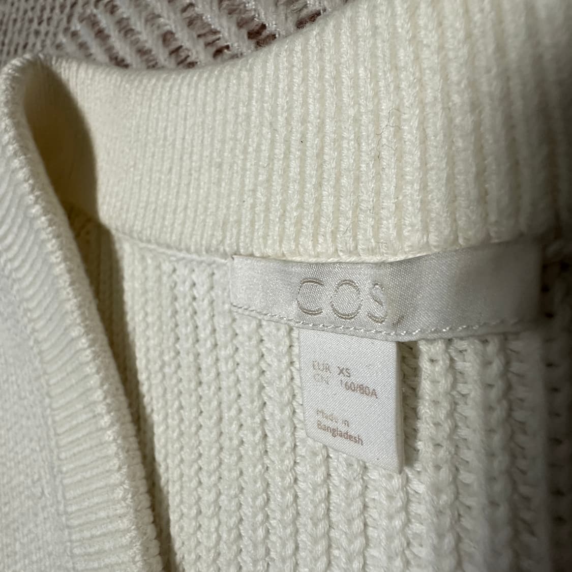 COS knit vest white 상품이미지3