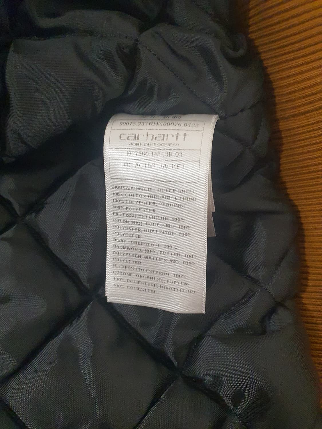 [XL]칼하트 WIP OG 액티브 자켓 딥 해밀턴 브라운 상품이미지5