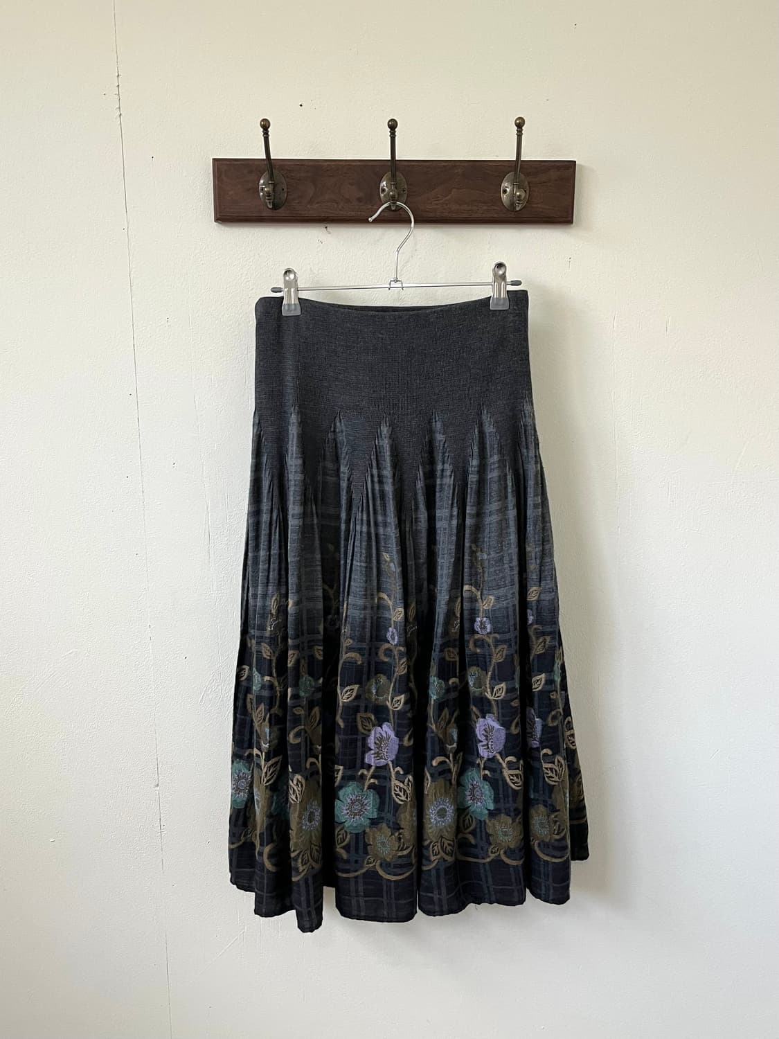 papiral 밴딩 아트 플라워 스커트 상품이미지1