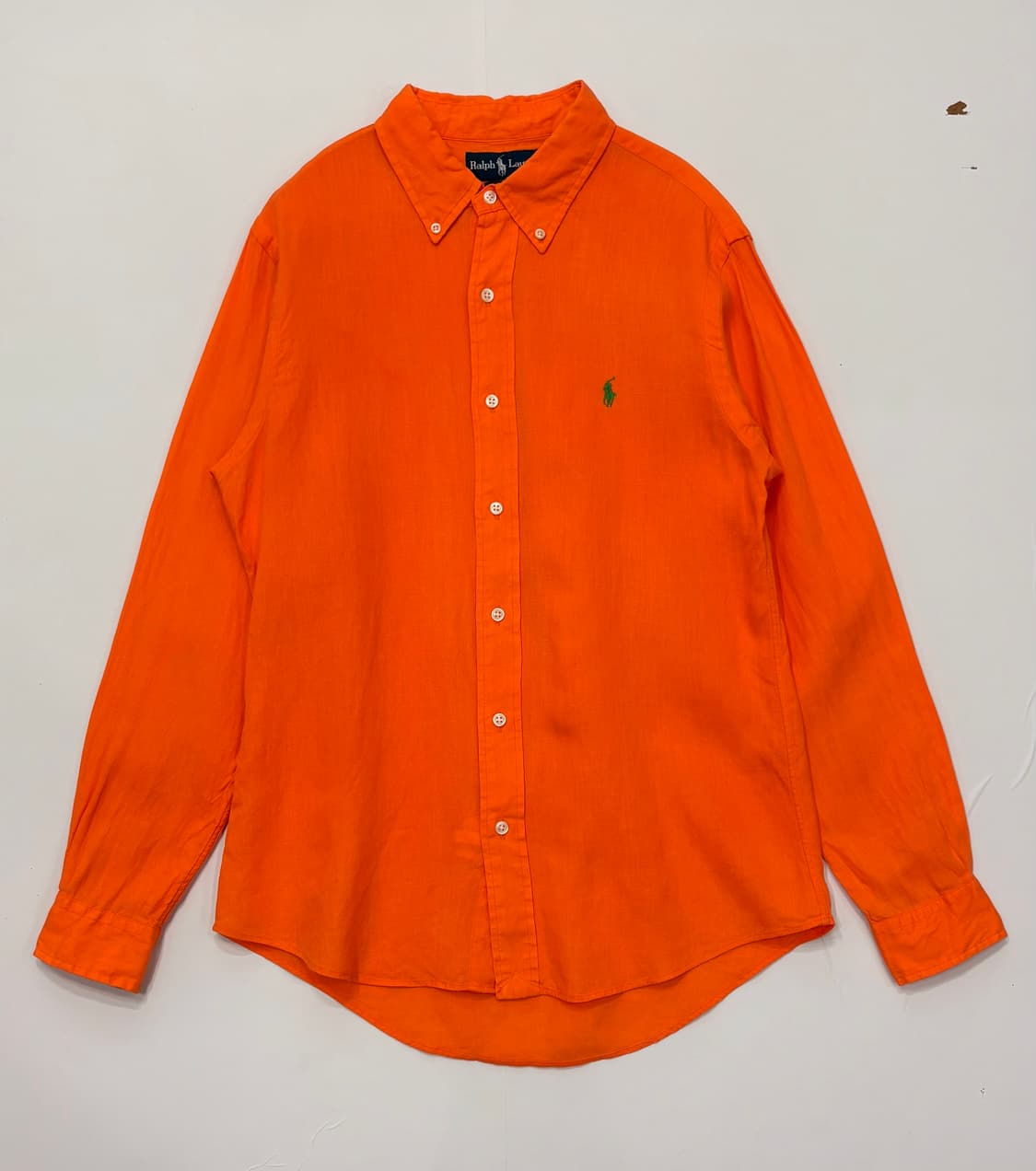 Polo 폴로랄프로렌 오렌지 린넨 셔츠 상품이미지1