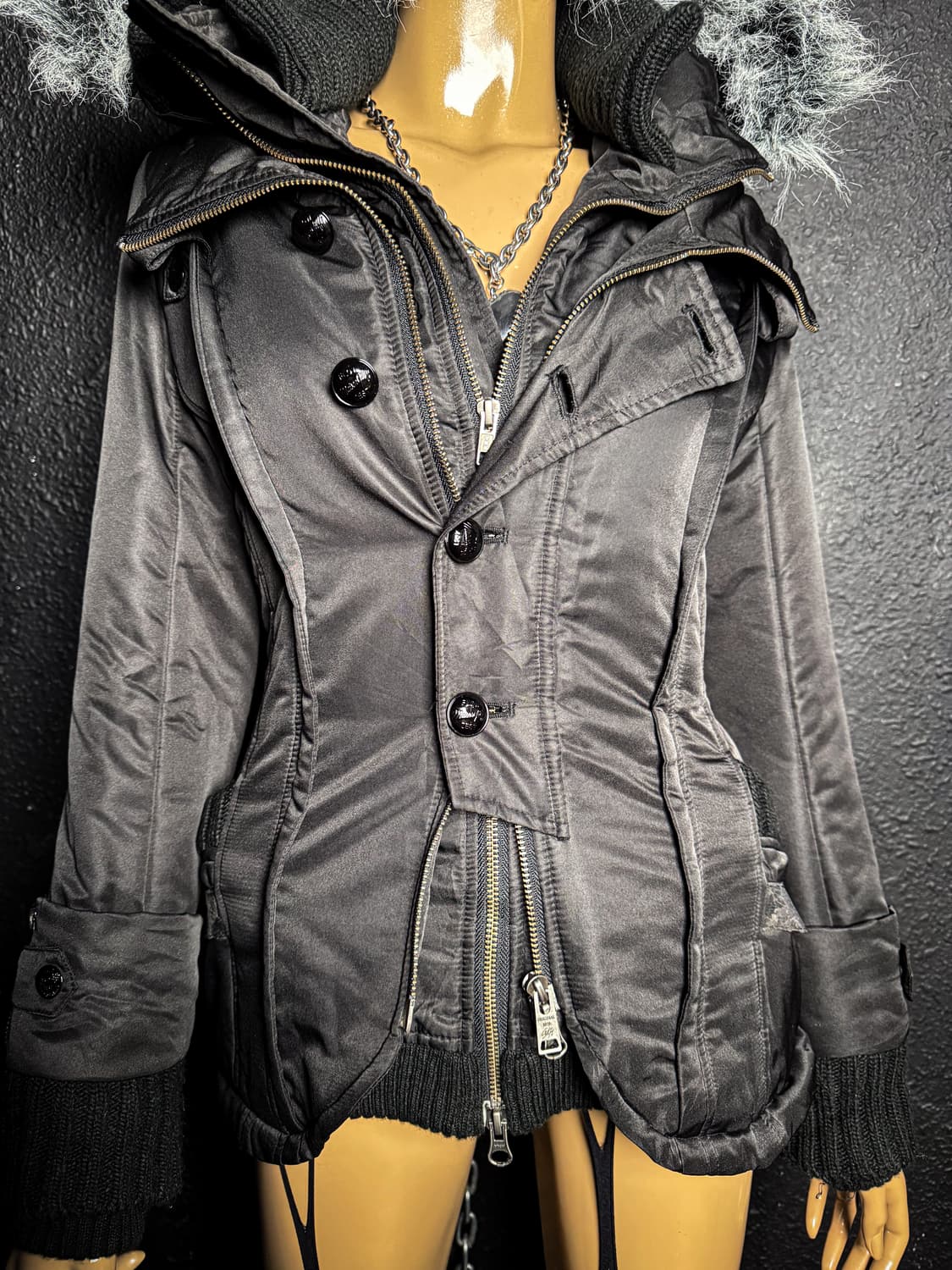 2000’s MAISON GILFY – Fur Short Parka 상품이미지3