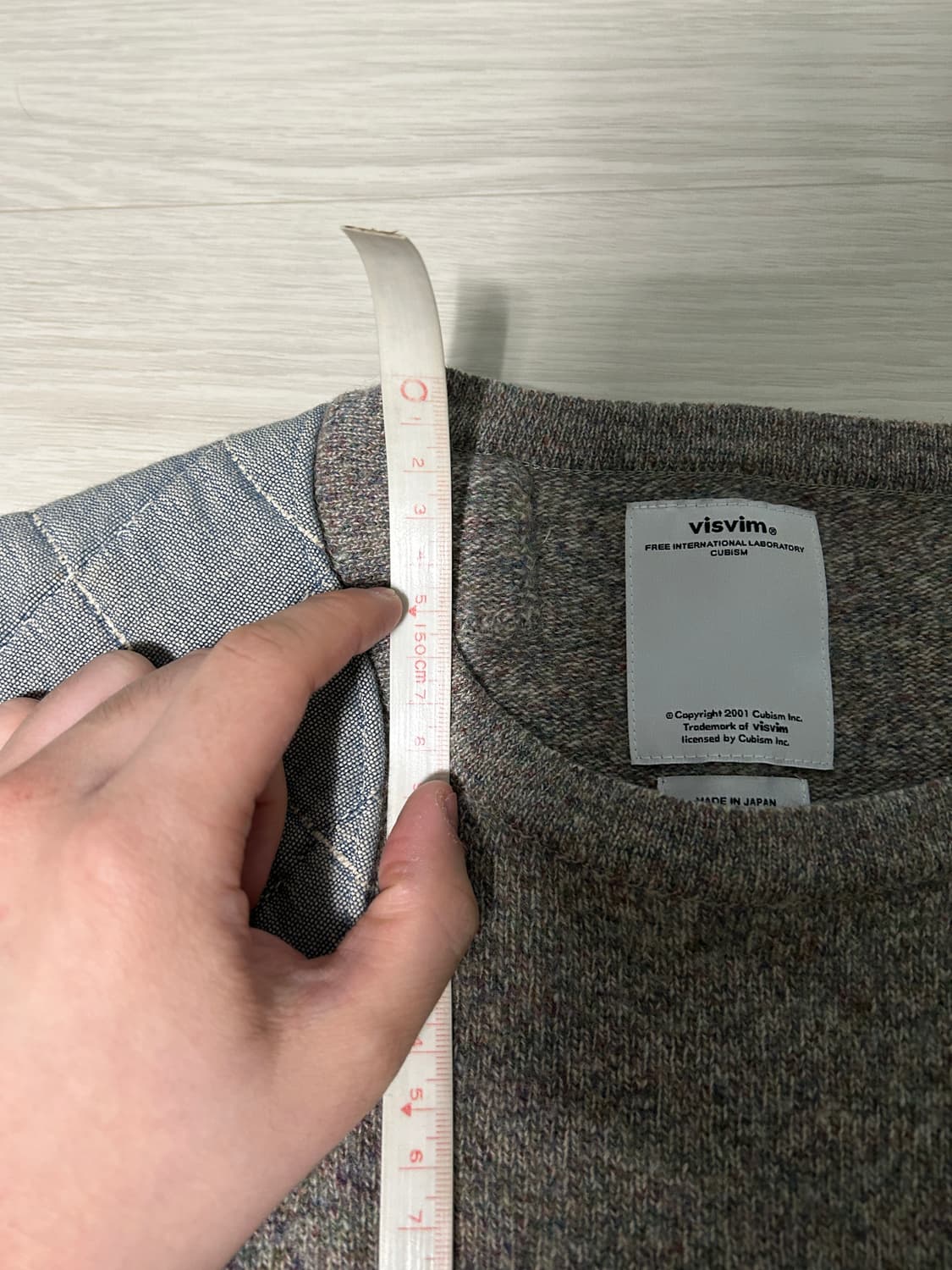 비즈빔 visvim 패치 니트 상품이미지5