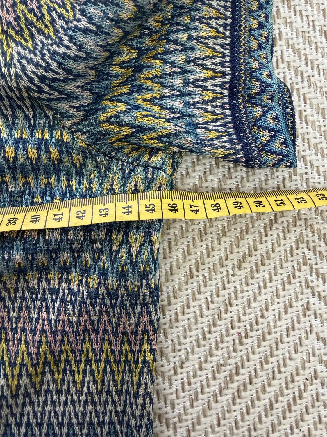 정품) 미쏘니 여성 니트 반팔티 46(66) 상품이미지7