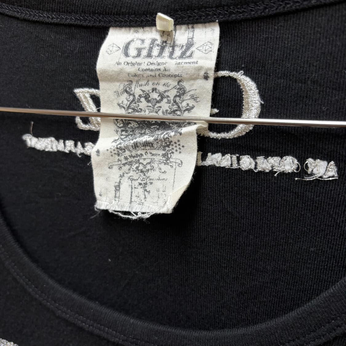 Glitz long sleeve big logo 글리츠 호피 자수 슬리브 상품이미지3