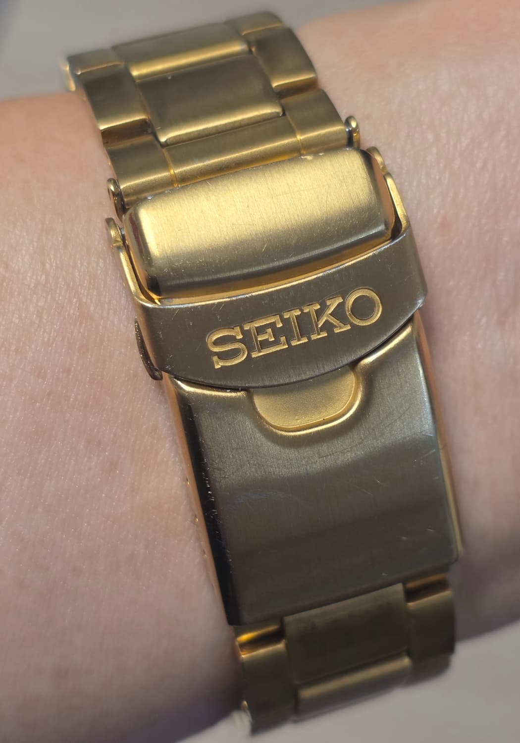 세이코 (SEIKO) SNZF22J1 오토메틱 서버마리너 골드 스켈레톤  상품이미지3